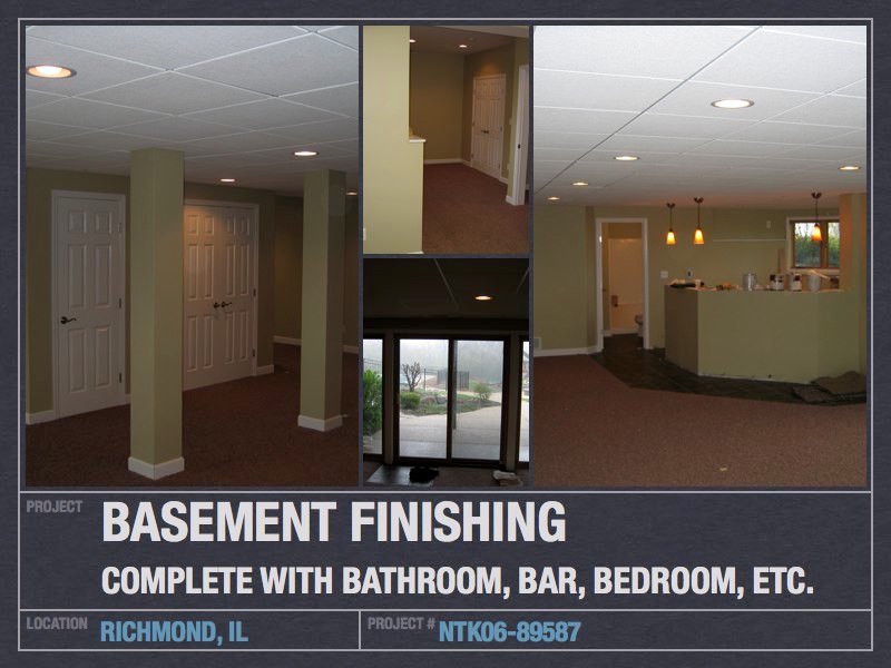 Basement Remodel with Bathroom & Wet Bar - Spring Grove, IL