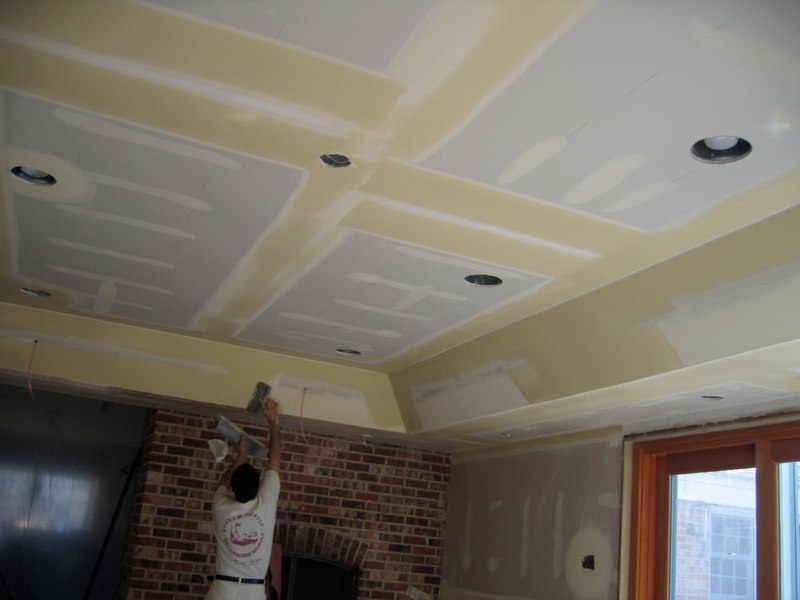 Den Remodel — Wet Bar, Stone Fireplace & Entertainment Center - Northfield, IL